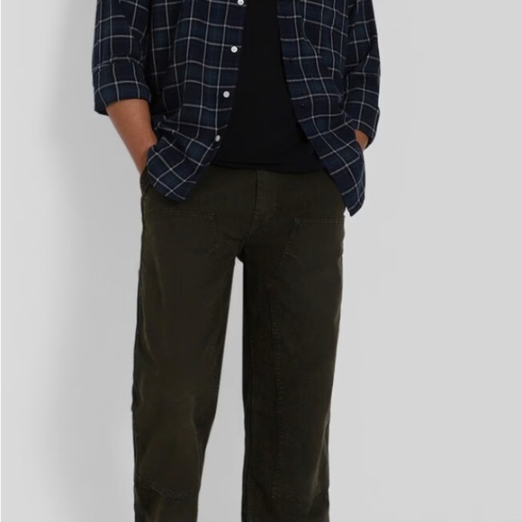 American Eagle Outfitters Blue Plaid Button Down Shirt 100% cotton - Picture 3 of 9